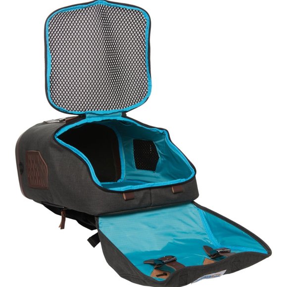 Kurgo K9 Rucksack Heather Black Waterproof Up to 25 Lb Dog Carrier Backpack - Picture 4 of 5